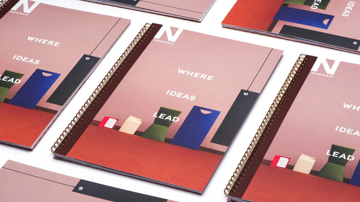 【大連壹鳴設(shè)計】“ Where Ideas Lead”促銷書的包裝設(shè)計